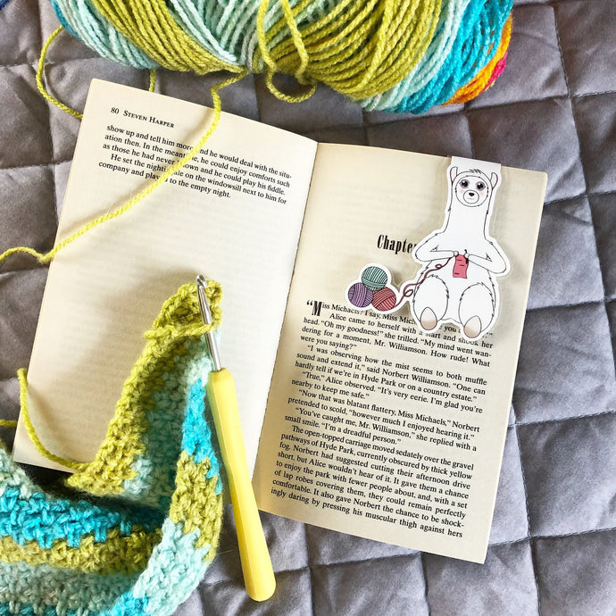 Crocheting Llama