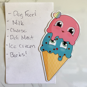 Ice Cream Fridge Magnet
