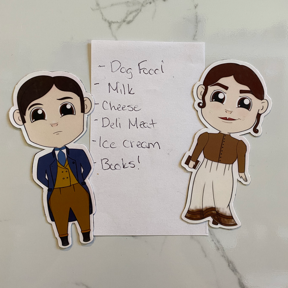 Pride & Prejudice Fridge Magnets