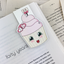 Load image into Gallery viewer, Wedding Cupcake Magnetic Bookmark