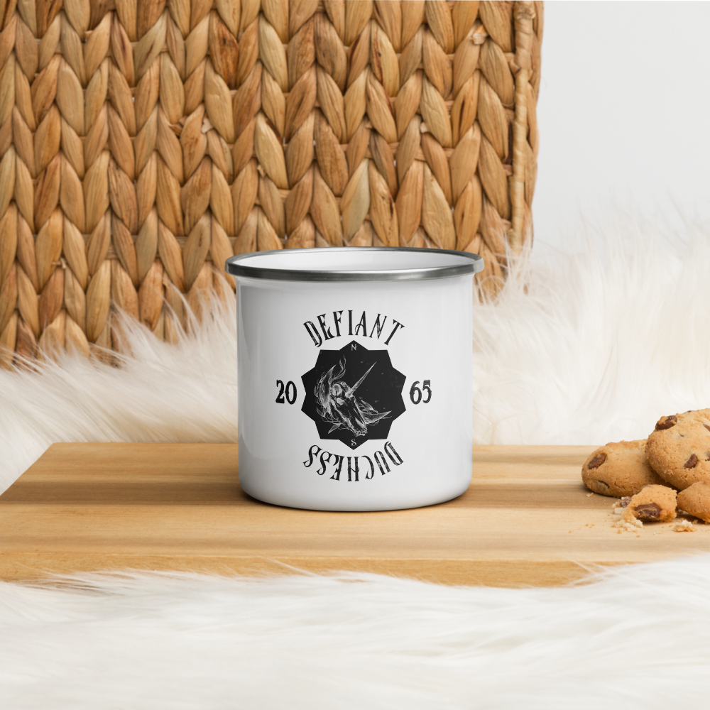 Defiant Duchess Enamel Mug