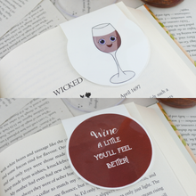 Load image into Gallery viewer, Wine Magnetic Bookmarks