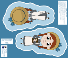 Load image into Gallery viewer, Anne of Green Gables Sew Your Own Plushie