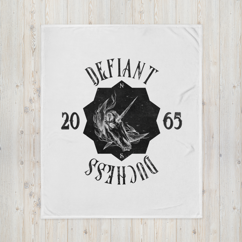 Defiant Duchess Throw Blanket