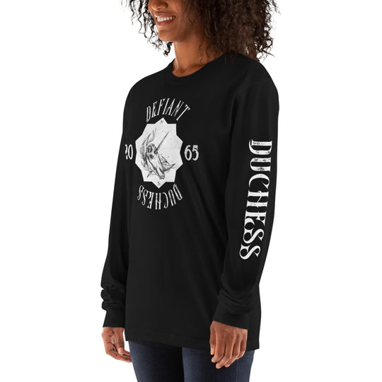 Defiant Duchess Long sleeve t-shirt w/sleeve print