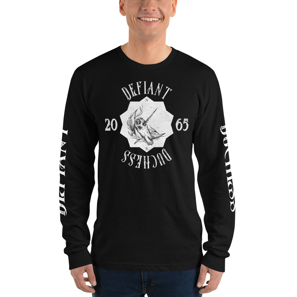 Defiant Duchess Long sleeve t-shirt w/sleeve print