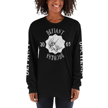 Load image into Gallery viewer, Defiant Duchess Long sleeve t-shirt w/sleeve print