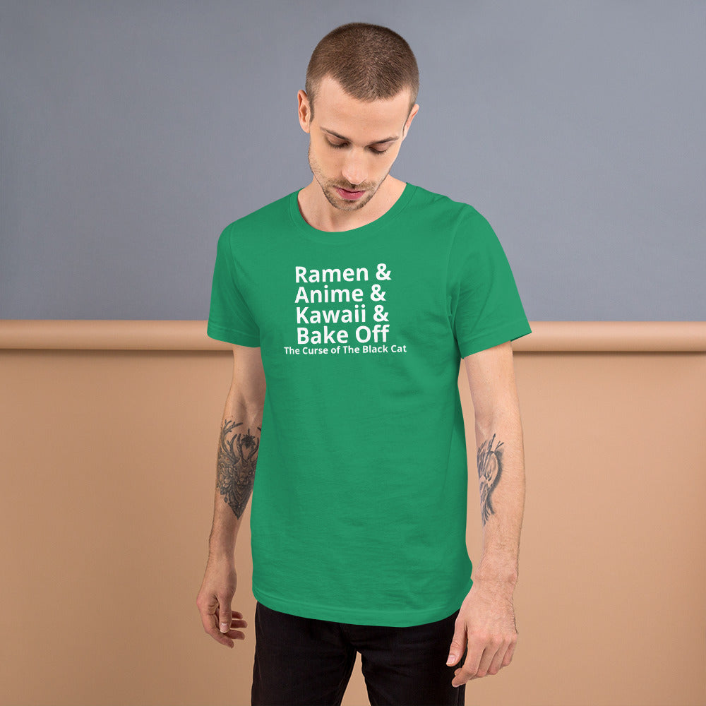The Curse of The Black Cat Objects Short-Sleeve Unisex T-Shirt