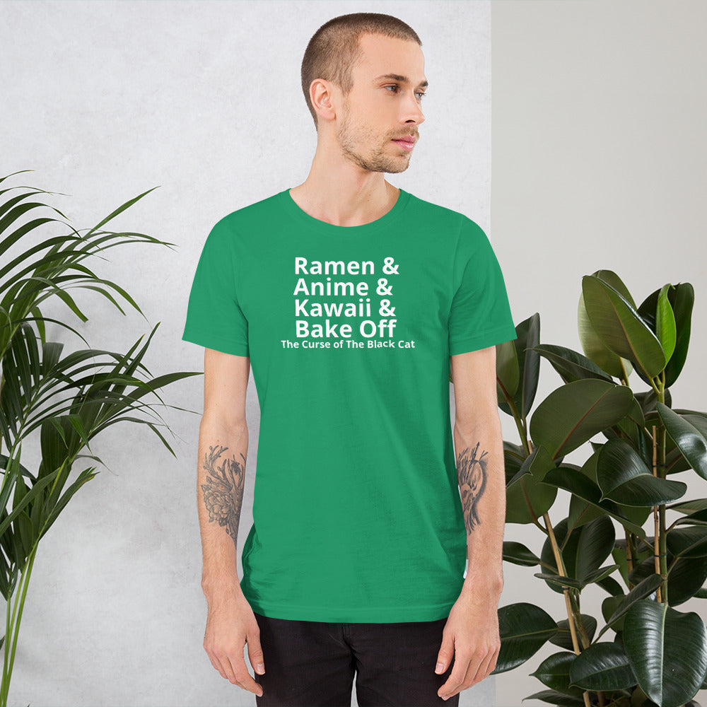 The Curse of The Black Cat Objects Short-Sleeve Unisex T-Shirt