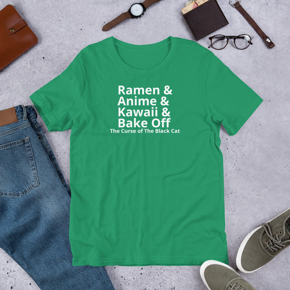 The Curse of The Black Cat Objects Short-Sleeve Unisex T-Shirt